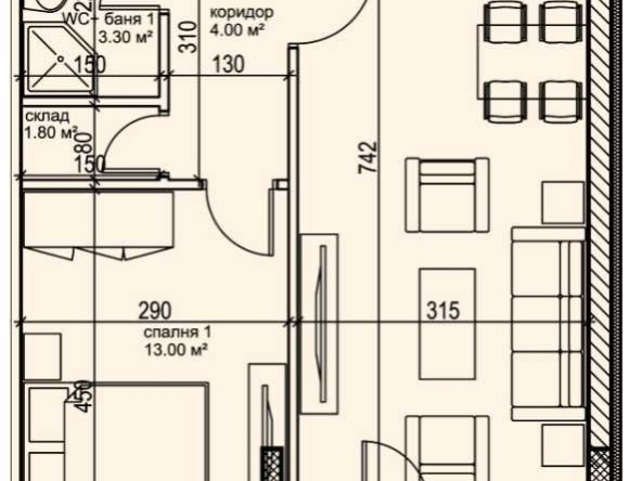 Двустаен апартамент в Пловдив, Кършияка - 68 кв.м за 1300 €/кв.м - Снимка #1