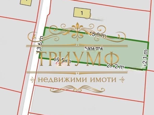 Парцел в Варна, м-т Боровец - север - 588 кв.м за 77 €/кв.м - Снимка #1