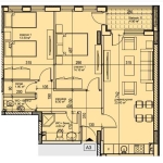 Тристаен апартамент в Пловдив, Кършияка - 99 кв.м за 1312 €/кв.м - Снимка #1