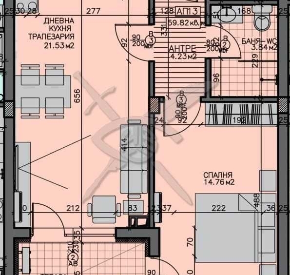Двустаен апартамент в Бургас, Зорница - 71 кв.м за 1394 €/кв.м - Снимка #1