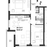 Тристаен апартамент в Пловдив, Гагарин - 102 кв.м за 990 €/кв.м - Снимка #1