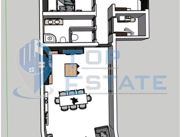 Тристаен апартамент в Велико Търново, Бузлуджа - 150 кв.м за 905 €/кв.м - Снимка #1