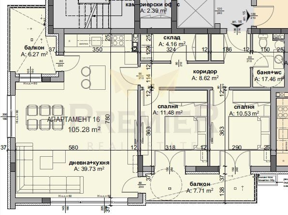Тристаен апартамент в Несебър - 115 кв.м за 2410 €/кв.м - Снимка #1