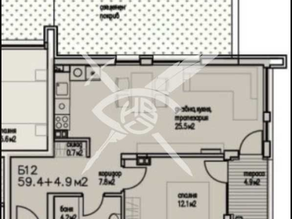 Двустаен апартамент в Бургас, Сарафово - 63 кв.м за 1209 €/кв.м - Снимка #1