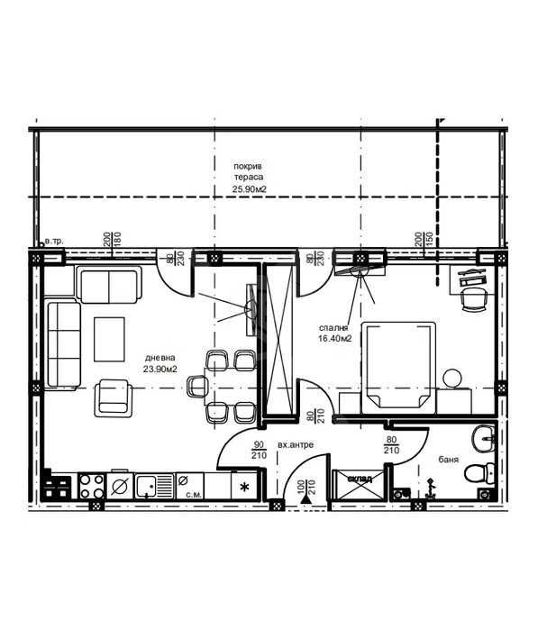 Тристаен апартамент в Пловдив, Южен - 95 кв.м за 1200 €/кв.м - Снимка #1