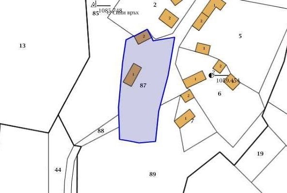 Парцел в с. Сини връх, Област Пловдив - 1432 кв.м за 35 €/кв.м - Снимка #1