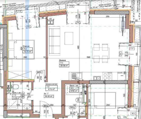 Двустаен апартамент в София, Център - 80 кв.м за 2750 €/кв.м - Снимка #1