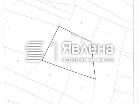 Парцел в с. Макоцево, Област София-област - 4245 кв.м за 13 €/кв.м - Снимка #1