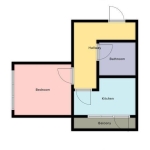 Едностаен апартамент в Пловдив, Изгрев - 42 кв.м за 1310 €/кв.м - Снимка #1