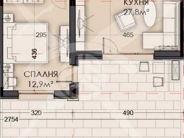 Двустаен апартамент в Варна, Виница - 72 кв.м за 1176 €/кв.м - Снимка #1
