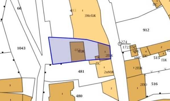 Парцел в Пловдив, Център - 243 кв.м за 865 €/кв.м - Снимка #1