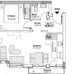 Двустаен апартамент в Пловдив, Младежки Хълм - 68 кв.м за 2187 €/кв.м - Снимка #1