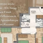 Тристаен апартамент в Пловдив, Захарна фабрика - 103 кв.м за 741 €/кв.м - Снимка #1