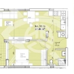 Двустаен апартамент в Пловдив, Беломорски - 69 кв.м за 1102 €/кв.м - Снимка #1