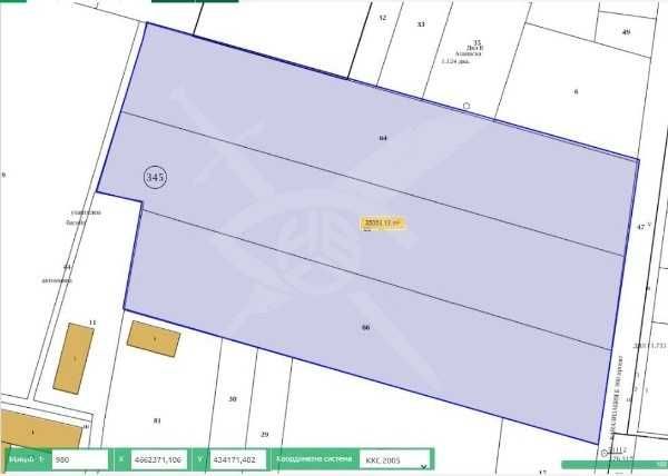 Парцел в Пловдив, Коматево - 35000 кв.м за 77 €/кв.м - Снимка #1