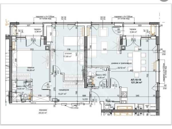 Тристаен апартамент в Пловдив, Тракия - 140 кв.м за 732 €/кв.м - Снимка #1