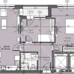 Тристаен апартамент в Пловдив, Тракия - 94 кв.м за 1423 €/кв.м - Снимка #1