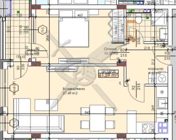 Двустаен апартамент в Пловдив, Тракия - 72 кв.м за 914 €/кв.м - Снимка #1