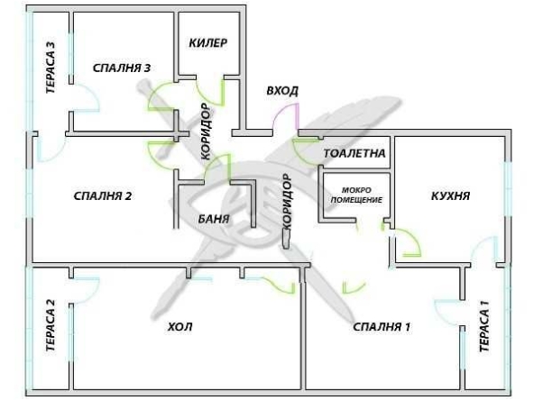 Многостаен апартамент в Бургас, Меден рудник - зона Б - 111 кв.м за 1190 €/кв.м - Снимка #1