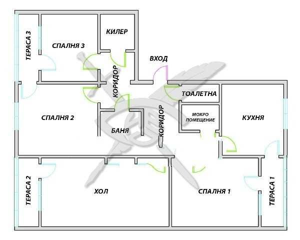 Многостаен апартамент в Бургас, Меден рудник - зона Б - 111 кв.м за 1190 €/кв.м - Снимка #1