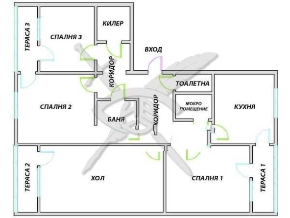 Многостаен апартамент в Бургас, Меден рудник - зона Б - 111 кв.м за 1103 €/кв.м - Снимка #1