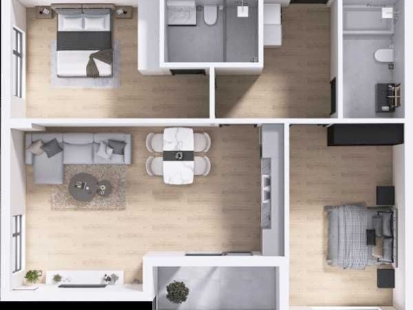 Тристаен апартамент в Пловдив, Христо Смирненски - 106 кв.м за 1211 €/кв.м - Снимка #1