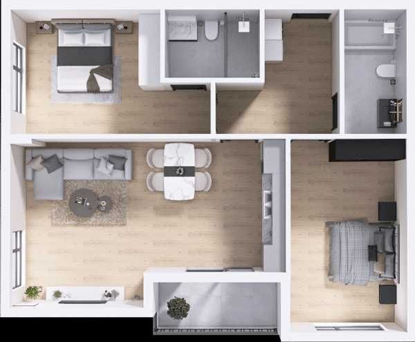 Тристаен апартамент в Пловдив, Христо Смирненски - 106 кв.м за 1211 €/кв.м - Снимка #1