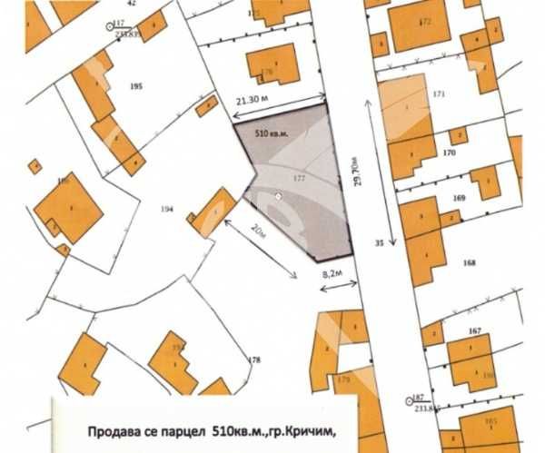 Парцел в Кричим - 510 кв.м за 51 €/кв.м - Снимка #1