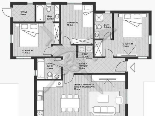 Парцел в с. Драчево, Област Бургас - 1060 кв.м за 15 €/кв.м - Снимка #1