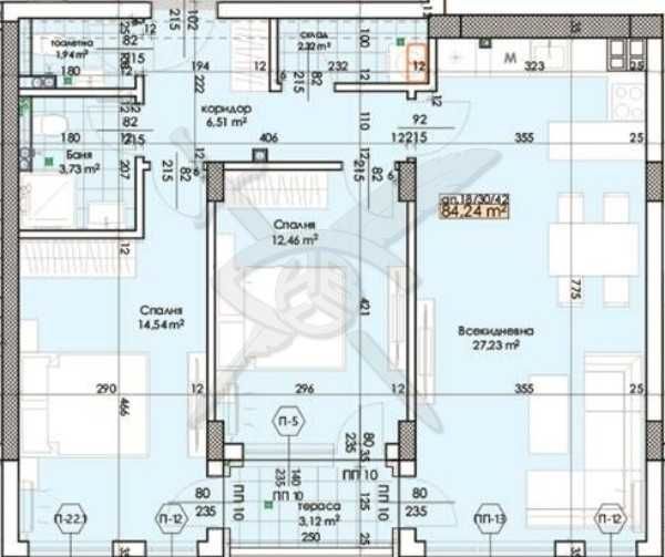 Двустаен апартамент в Пловдив, Тракия - 97 кв.м за 1350 €/кв.м - Снимка #1
