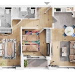 Тристаен апартамент в Пловдив, Тракия - 97 кв.м за 1702 €/кв.м - Снимка #1