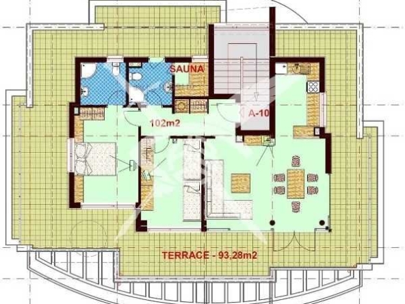 Тристаен апартамент в к.к. Слънчев бряг - 102 кв.м за 1863 €/кв.м - Снимка #1