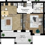 Двустаен апартамент в Пловдив, Кючук Париж - 72 кв.м за 638 €/кв.м - Снимка #1