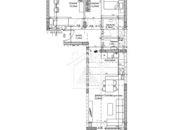 Тристаен апартамент в Пловдив, Тракия - 95 кв.м за 1169 €/кв.м - Снимка #1