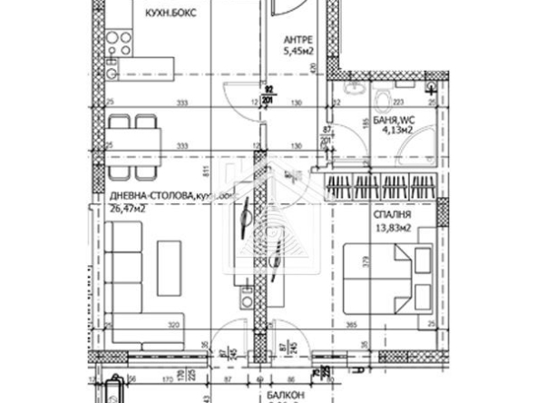 Двустаен апартамент в Пловдив, Тракия - 77 кв.м за 1221 €/кв.м - Снимка #1