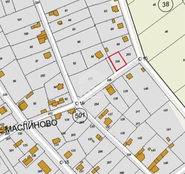 Парцел в с. Маслиново, Област Хасково - 563 кв.м за 24 €/кв.м - Снимка #1