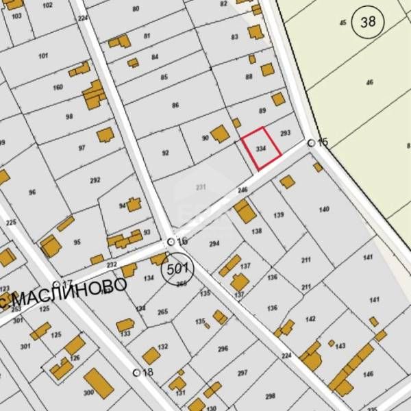 Парцел в с. Маслиново, Област Хасково - 563 кв.м за 24 €/кв.м - Снимка #1