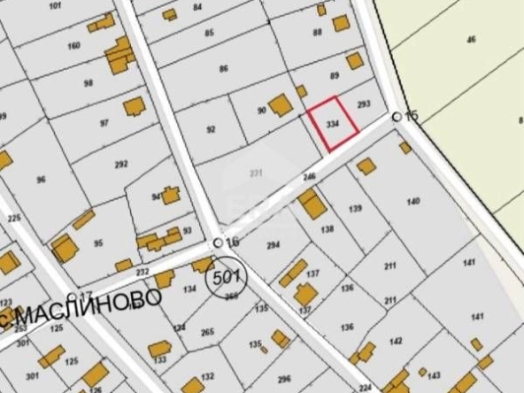Парцел в с. Маслиново, Област Хасково - 563 кв.м за 24 €/кв.м - Снимка #1