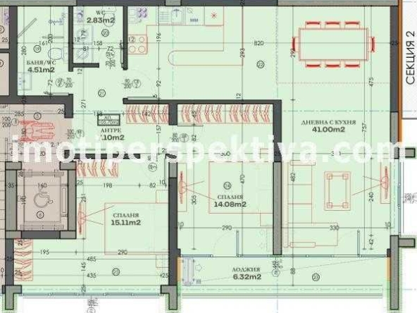 Тристаен апартамент в Пловдив, Тракия - 130 кв.м за 583 €/кв.м - Снимка #1