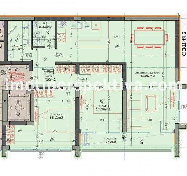 Тристаен апартамент в Пловдив, Тракия - 130 кв.м за 583 €/кв.м - Снимка #1