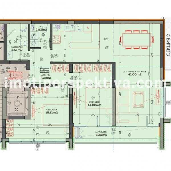 Тристаен апартамент в Пловдив, Тракия - 130 кв.м за 583 €/кв.м - Снимка #1