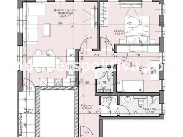 Тристаен апартамент в Пловдив, Христо Смирненски - 108 кв.м за 1010 €/кв.м - Снимка #1