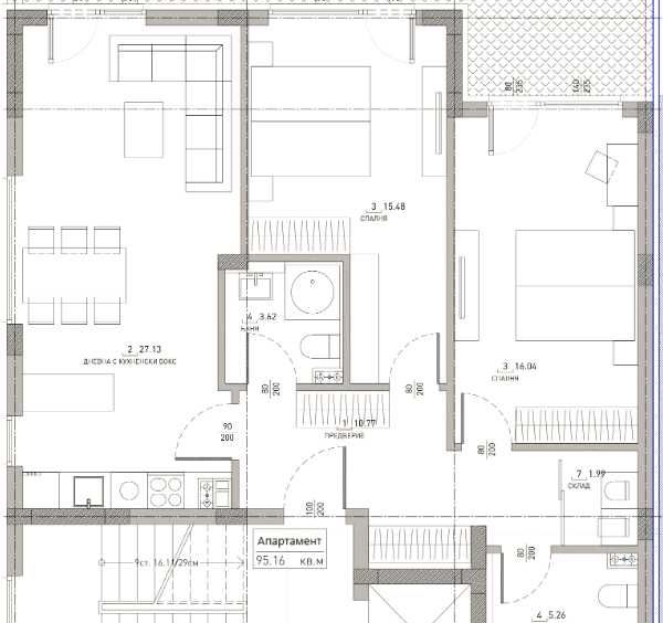 Тристаен апартамент в София, Малинова долина - 129 кв.м за 1237 €/кв.м - Снимка #1