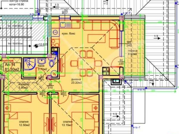Тристаен апартамент в Асеновград - 95 кв.м за 854 €/кв.м - Снимка #1