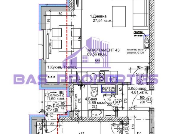 Двустаен апартамент в София, Люлин 5 - 79 кв.м за 1557 €/кв.м - Снимка #1