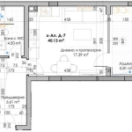 Едностаен апартамент в Пловдив, Кючук Париж - 50 кв.м за 561 €/кв.м - Снимка #1