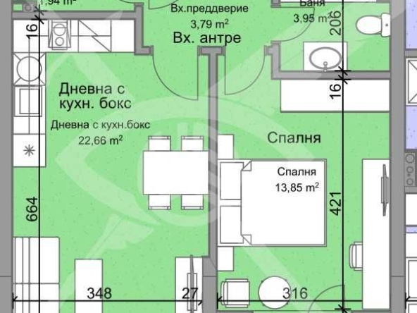 Двустаен апартамент в Пловдив, Остромила - 67 кв.м за 638 €/кв.м - Снимка #1