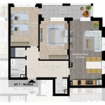 Тристаен апартамент в Пловдив, Остромила - 105 кв.м за 857 €/кв.м - Снимка #1