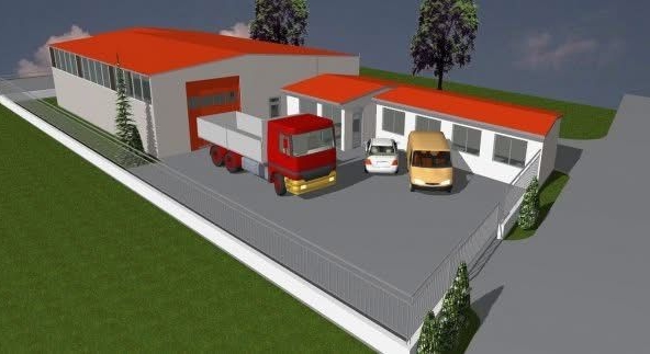 Промишлена сграда в с. Овощник, Област Стара Загора - 780 кв.м за 242 €/кв.м - Снимка #1