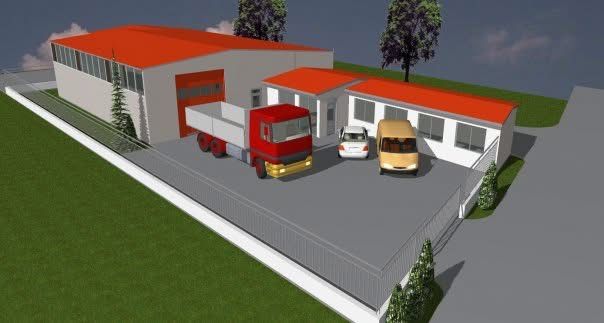 Промишлена сграда в с. Овощник, Област Стара Загора - 780 кв.м за 242 €/кв.м - Снимка #1